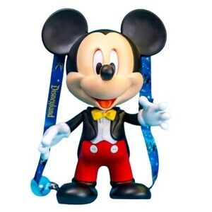 Disneyland 70th Anniversary Mickey Mouse Popcorn Bucket Talking Moving Animated